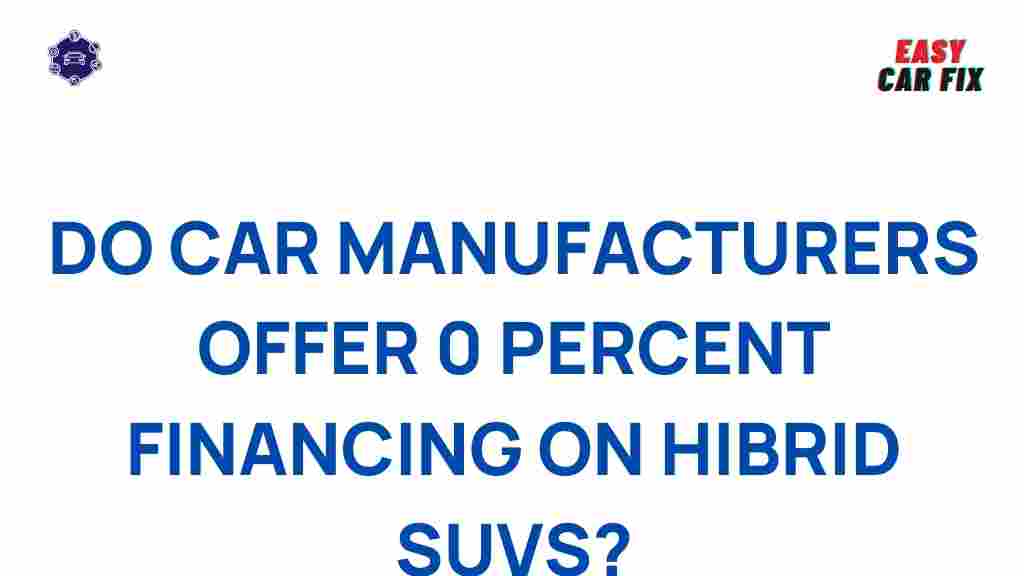 car-manufacturers-0-percent-financing-hybrid-SUVs