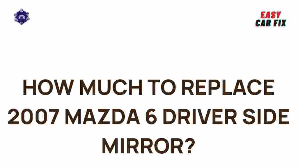 cost-replacing-2007-mazda-6-driver-side-mirror