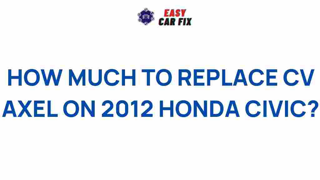 cost-to-replace-cv-axle-2012-honda-civic