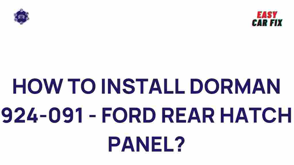 how-to-install-dorman-924-091-ford-rear-hatch-panel