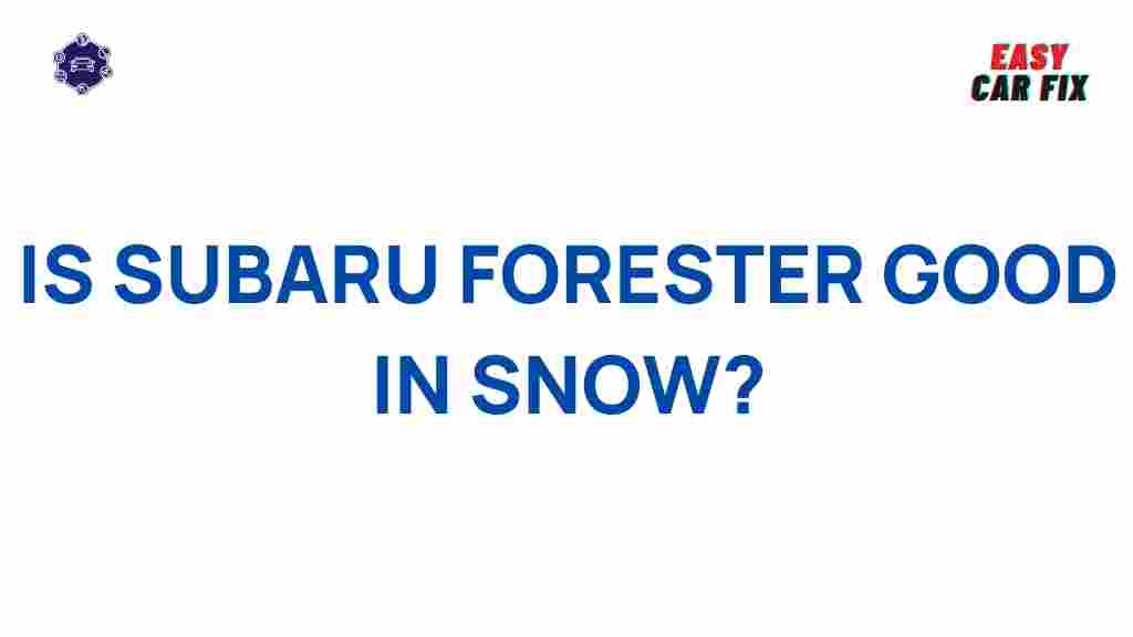 subaru-forester-snow-capabilities