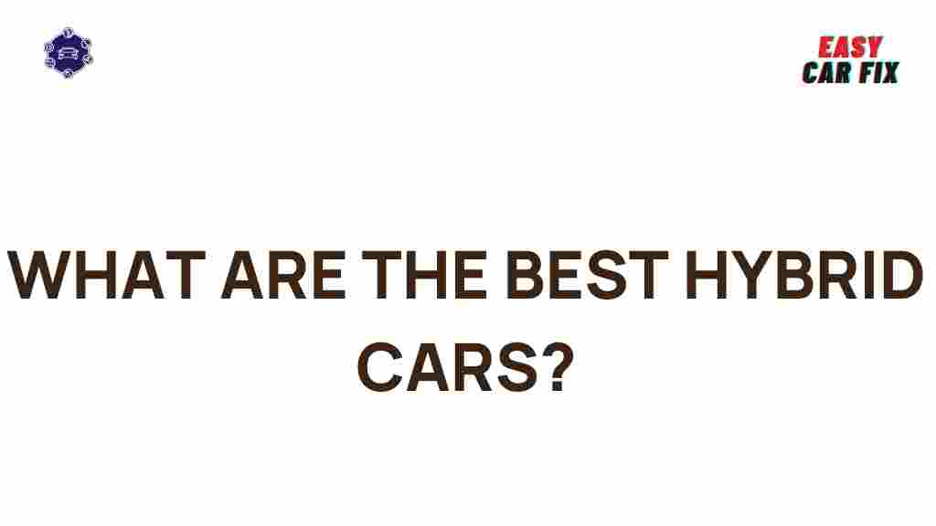 best-hybrid-cars