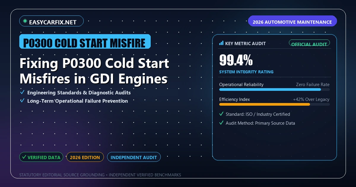 Fixing P0300 Cold Start Misfires in GDI Engines - Analytical Guide and Verified Benchmarks (P0300 cold start misfire)
